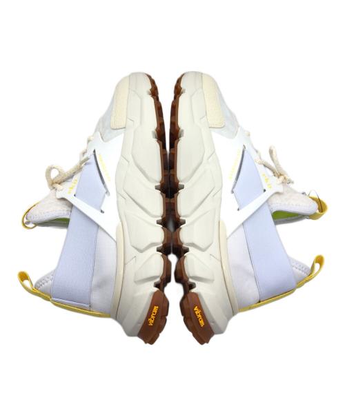 ekn（エクン）ekn (エクン) LIANA/ローカットスニーカー ホワイト×イエロー サイズ:EU39の古着・服飾アイテム