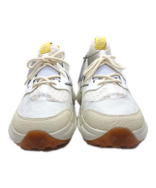 ekn（エクン）ekn (エクン) LIANA/ローカットスニーカー ホワイト×イエロー サイズ:EU39の古着・服飾アイテム