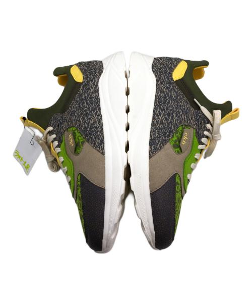 ekn（エクン）ekn (エクン) Designed in Bangladesh/スニーカー グリーン×グレー サイズ:38 未使用品の古着・服飾アイテム