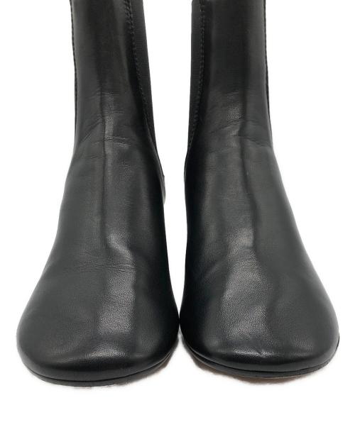 MM6 Maison Margiela（エムエムシックスメゾンマルジェラ）MM6 Maison Margiela (エムエムシックスメゾンマルジェラ) サイドゴアショートブーツ ブラック サイズ:35の古着・服飾アイテム