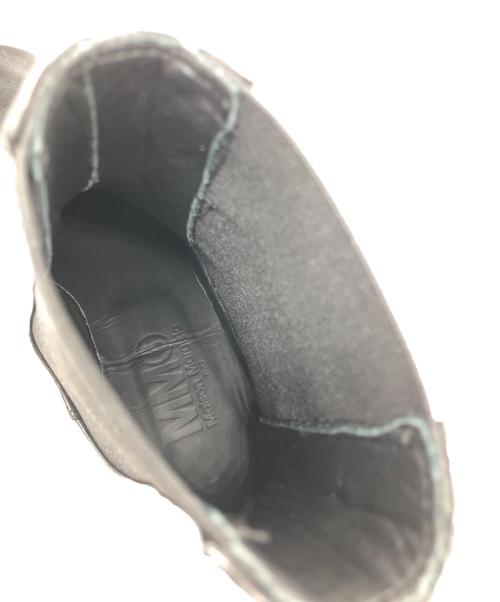 MM6 Maison Margiela（エムエムシックスメゾンマルジェラ）MM6 Maison Margiela (エムエムシックスメゾンマルジェラ) サイドゴアショートブーツ ブラック サイズ:35の古着・服飾アイテム