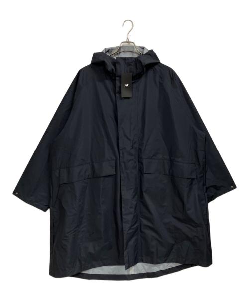 NEW BALANCE（ニューバランス）NEW BALANCE (ニューバランス)  MET24 Hooded Long Jacket ネイビー サイズ:Lの古着・服飾アイテム