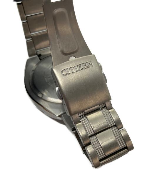 CITIZEN（シチズン）CITIZEN (シチズン) エコドライブ クロノグラフ チタニウム / 腕時計 ブラックの古着・服飾アイテム