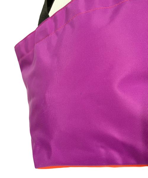 Herve Chapelier（エルベシャプリエ）Herve Chapelier (エルベシャプリエ) 舟型トートバッグ パープル×レッドの古着・服飾アイテム