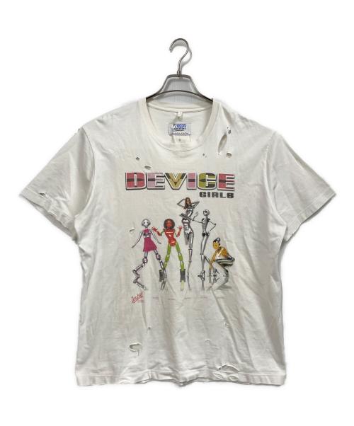 doublet（ダブレット）doublet (ダブレット) PZ today (-) 24ss DEVICE GIRLS T-SHIRT ホワイト サイズ:記載無しの古着・服飾アイテム