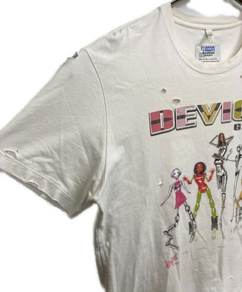 doublet（ダブレット）doublet (ダブレット) PZ today (-) 24ss DEVICE GIRLS T-SHIRT ホワイト サイズ:記載無しの古着・服飾アイテム