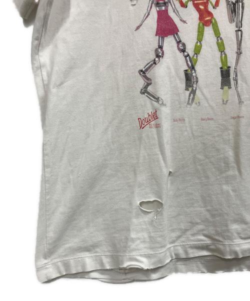 doublet（ダブレット）doublet (ダブレット) PZ today (-) 24ss DEVICE GIRLS T-SHIRT ホワイト サイズ:記載無しの古着・服飾アイテム