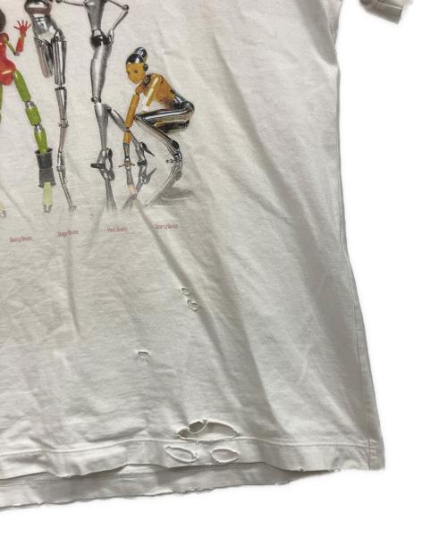 doublet（ダブレット）doublet (ダブレット) PZ today (-) 24ss DEVICE GIRLS T-SHIRT ホワイト サイズ:記載無しの古着・服飾アイテム