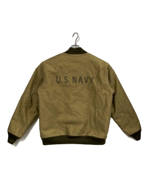 Pherrow's（フェローズ）PHERROW'S (フェローズ) US NAVY 1168 DECK JACKET カーキ サイズ:44の古着・服飾アイテム