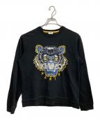 KENZOケンゾー）の古着「タイガー刺繍スウェット」｜ブラック