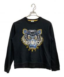 KENZO（ケンゾー）の古着「タイガー刺繍スウェット」｜ブラック