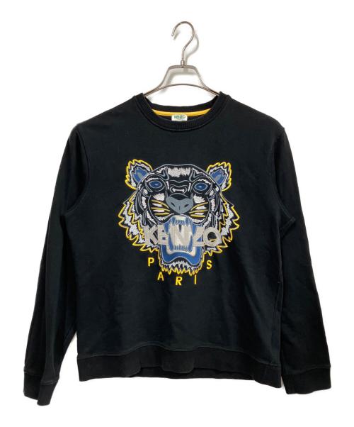 KENZO（ケンゾー）KENZO (ケンゾー) タイガー刺繍スウェット ブラック サイズ:Mの古着・服飾アイテム