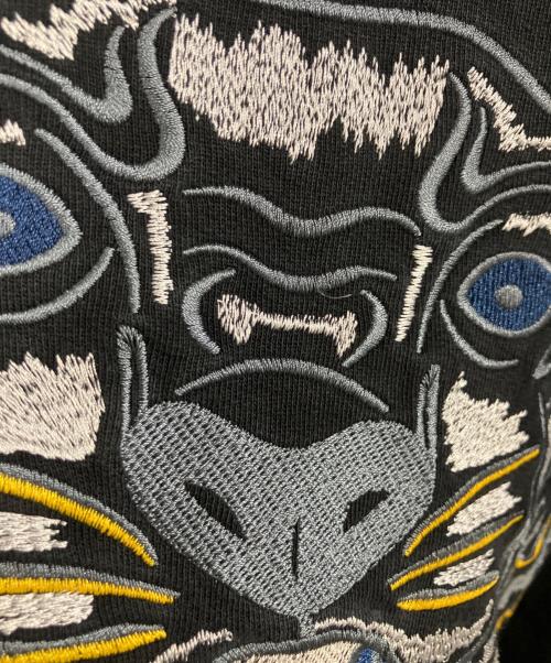 KENZO（ケンゾー）KENZO (ケンゾー) タイガー刺繍スウェット ブラック サイズ:Mの古着・服飾アイテム