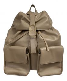 FURLA（フルラ）の古着「Flow/リュック」｜ベージュ×ブラック