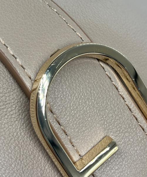 FURLA（フルラ）FURLA (フルラ) Flow/リュック ベージュ×ブラックの古着・服飾アイテム