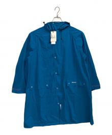 Barbour（バブアー）の古着「レインフードコート」｜ブルー