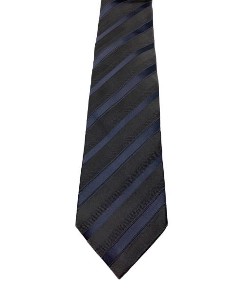 GUCCI（グッチ）GUCCI (グッチ) シルクネクタイ ブラック サイズ:表記無の古着・服飾アイテム