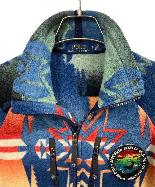POLO RALPH LAUREN（ポロ・ラルフローレン）POLO RALPH LAUREN (ポロ・ラルフローレン) フリースジャケット ブルー サイズ:Sの古着・服飾アイテム