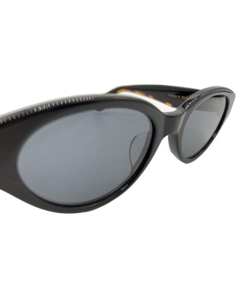 A.D.S.R.（エーディーエスアール）A.D.S.R. (エーディーエスアール) サングラス　MONIKA01 ブラック×ブラウンの古着・服飾アイテム