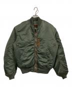 C.A.B.CLOTHINGキャブクロージング）の古着「MA-1ジャケット」｜カーキ
