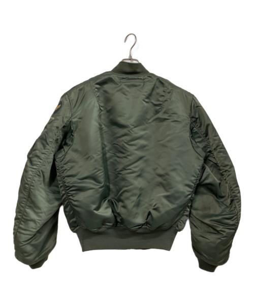 C.A.B.CLOTHING（キャブクロージング）C.A.B.CLOTHING (キャブクロージング) MA-1ジャケット カーキ サイズ:Lの古着・服飾アイテム