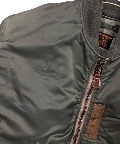 C.A.B.CLOTHING（キャブクロージング）C.A.B.CLOTHING (キャブクロージング) MA-1ジャケット カーキ サイズ:Lの古着・服飾アイテム