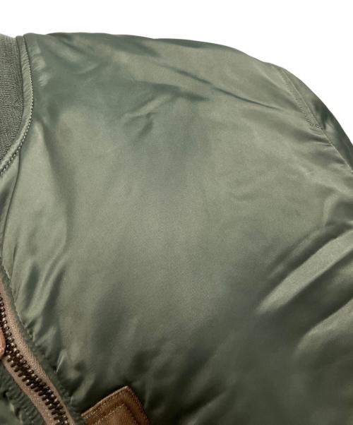 C.A.B.CLOTHING（キャブクロージング）C.A.B.CLOTHING (キャブクロージング) MA-1ジャケット カーキ サイズ:Lの古着・服飾アイテム