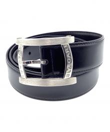 BVLGARI（ブルガリ）の古着「レザーベルト」｜ブラック