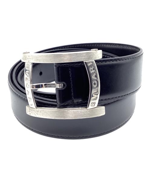 BVLGARI（ブルガリ）BVLGARI (ブルガリ) レザーベルト ブラックの古着・服飾アイテム