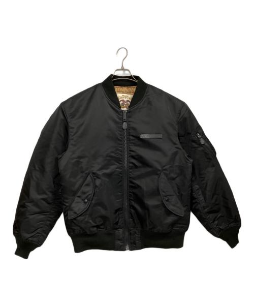 AVIREX（アヴィレックス）AVIREX (アヴィレックス) 50th Anniversary SIGNATURE BIG LOGO MA-1  ブラック サイズ:表記無しの古着・服飾アイテム