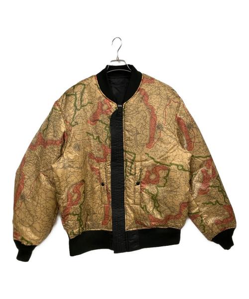AVIREX（アヴィレックス）AVIREX (アヴィレックス) 50th Anniversary SIGNATURE BIG LOGO MA-1  ブラック サイズ:表記無しの古着・服飾アイテム