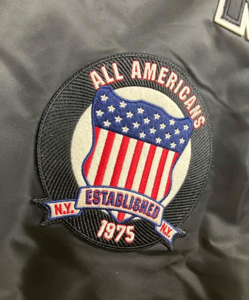 AVIREX（アヴィレックス）AVIREX (アヴィレックス) 50th Anniversary SIGNATURE BIG LOGO MA-1  ブラック サイズ:表記無しの古着・服飾アイテム