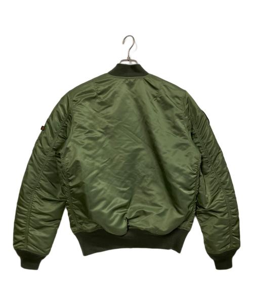 ALPHA（アルファ）ALPHA (アルファ) MA-1ジャケット カーキ サイズ:Lの古着・服飾アイテム