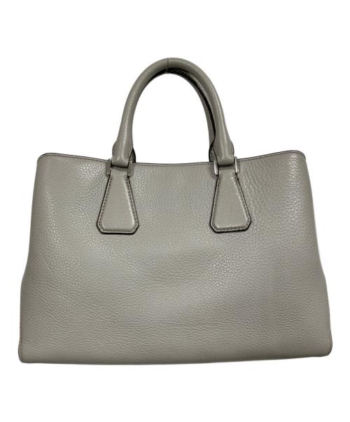 MICHAEL KORS（マイケル・コース）MICHAEL KORS (マイケル・コース) Camille Large Leather Satchel ライトグレーの古着・服飾アイテム