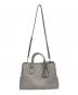 MICHAEL KORS (マイケル・コース) Camille Large Leather Satchel ライトグレー：12000円