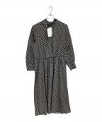 UNTITLEDアンタイトル）の古着「ボウタイワンピース」｜ブラック