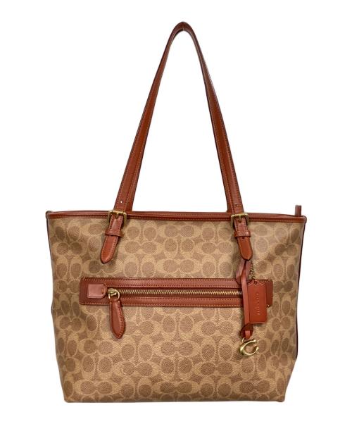 COACH（コーチ）COACH (コーチ) シグネチャー/トートバッグ ブラウンの古着・服飾アイテム