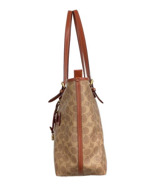 COACH（コーチ）COACH (コーチ) シグネチャー/トートバッグ ブラウンの古着・服飾アイテム