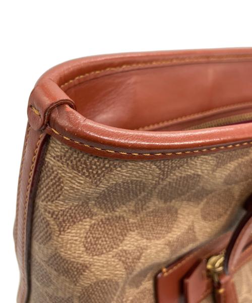 COACH（コーチ）COACH (コーチ) シグネチャー/トートバッグ ブラウンの古着・服飾アイテム