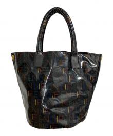 FENDI（フェンディ）の古着「ビニールハンドバッグ」｜ブラック