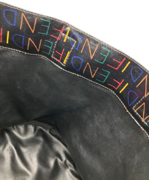 FENDI（フェンディ）FENDI (フェンディ) ビニールハンドバッグ ブラックの古着・服飾アイテム