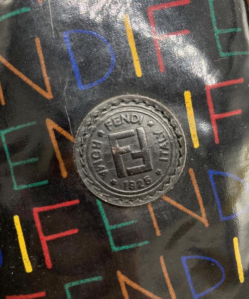 FENDI（フェンディ）FENDI (フェンディ) ビニールハンドバッグ ブラックの古着・服飾アイテム