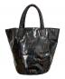 FENDI (フェンディ) ビニールハンドバッグ ブラック：10000円