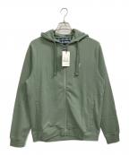 Barbourバブアー）の古着「Wallington Men's Zip Hoodie」｜ライトグリーン