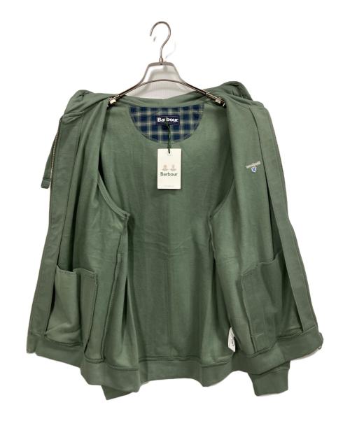 Barbour（バブアー）Barbour (バブアー) Wallington Men's Zip Hoodie ライトグリーン サイズ:Mの古着・服飾アイテム