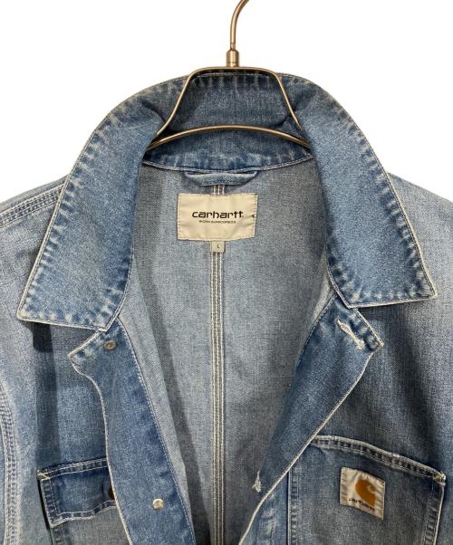 CarHartt（カーハート）CarHartt (カーハート) デニムカバーオール インディゴ サイズ:Ｌの古着・服飾アイテム