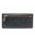 PRADA (プラダ) サフィアーノ リボン 長財布 ブラック：13000円