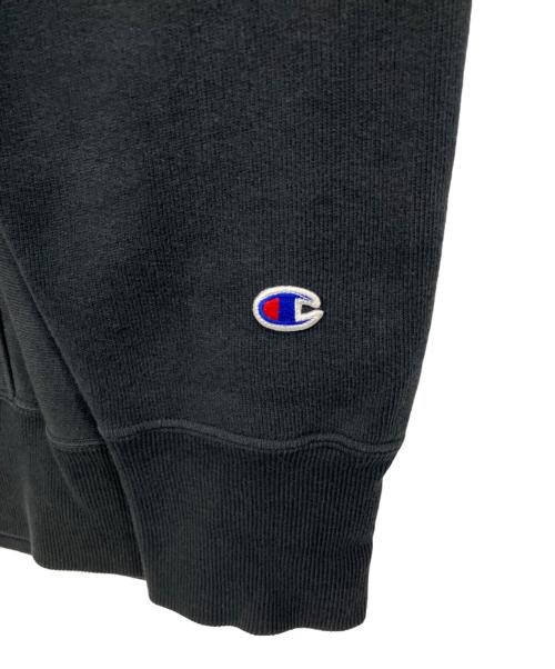 stussy（ステューシー）stussy (ステューシー) Champion (チャンピオン) リバースウィーブプルオーバーパーカー ネイビー サイズ:Lの古着・服飾アイテム