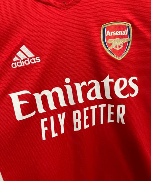 adidas（アディダス）adidas (アディダス) アーセナル 21-22 ホーム 半袖レプリカユニフォーム レッド サイズ:Mの古着・服飾アイテム