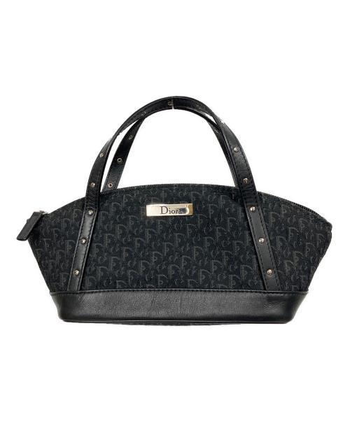 Christian Dior（クリスチャン ディオール）Christian Dior (クリスチャン ディオール) トロッター ミニハンドバッグ ブラックの古着・服飾アイテム